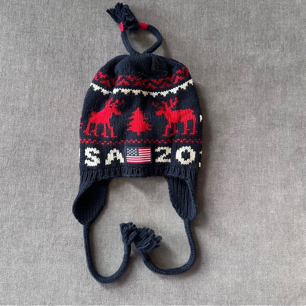 Polo Ralph Lauren 2014 SOCHI Olympics Team USA‎ Ceremony Reindeer Hat L/XL Wool